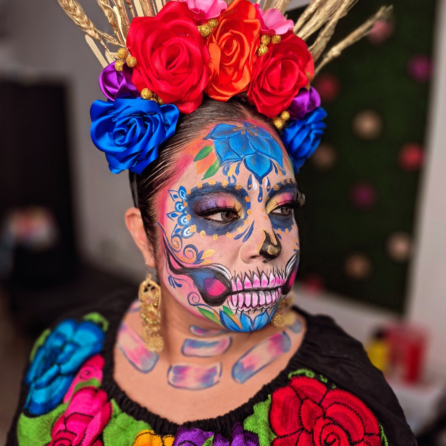 Maquillaje artístico Catrina Día de Muertos